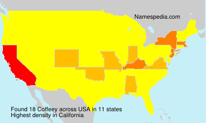 Surname Coffeey in USA Surname Coffeey in USA