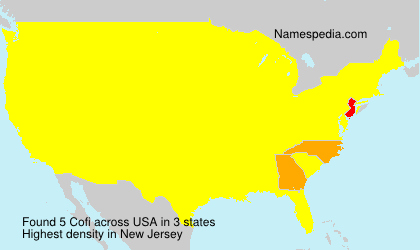 Surname Cofi in USA Surname Cofi in USA