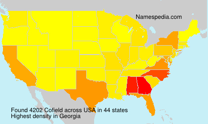 Surname Cofield in USA Surname Cofield in USA