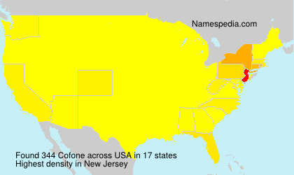 Surname Cofone in USA Surname Cofone in USA