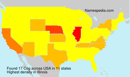 Surname Cog in USA Surname Cog in USA