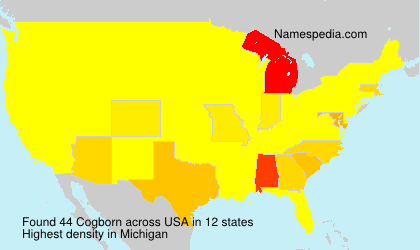 Surname Cogborn in USA Surname Cogborn in USA