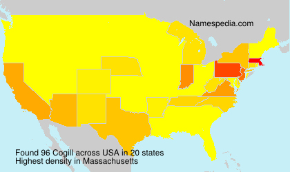 Surname Cogill in USA Surname Cogill in USA