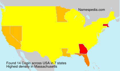 Surname Cogin in USA Surname Cogin in USA
