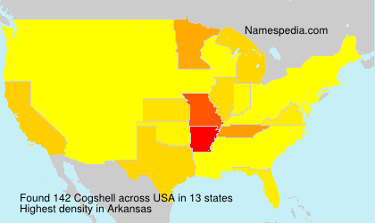 Surname Cogshell in USA Surname Cogshell in USA