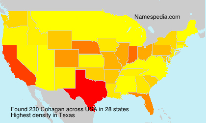 Surname Cohagan in USA Surname Cohagan in USA