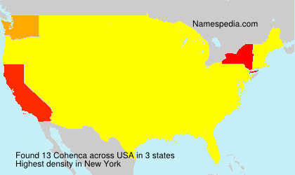 Surname Cohenca in USA Surname Cohenca in USA