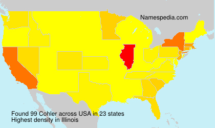 Surname Cohler in USA Surname Cohler in USA