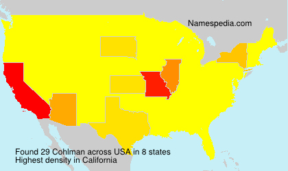 Surname Cohlman in USA Surname Cohlman in USA