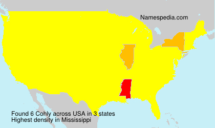 Surname Cohly in USA Surname Cohly in USA