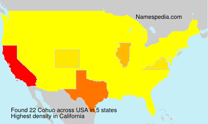Surname Cohuo in USA Surname Cohuo in USA