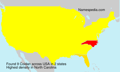 Surname Coidan in USA Surname Coidan in USA
