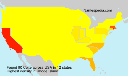 Surname Coite in USA Surname Coite in USA