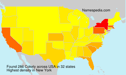 Surname Cokely in USA Surname Cokely in USA