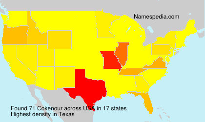 Surname Cokenour in USA Surname Cokenour in USA