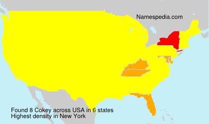 Surname Cokey in USA Surname Cokey in USA