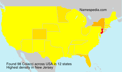 Surname Colacci in USA Surname Colacci in USA