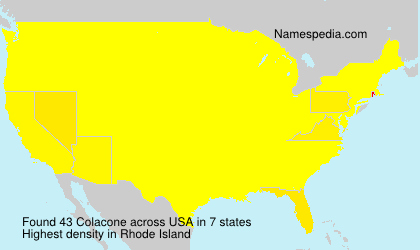 Surname Colacone in USA Surname Colacone in USA