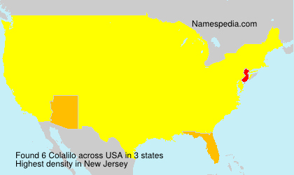 Surname Colalilo in USA Surname Colalilo in USA