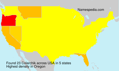 Surname Colarchik in USA