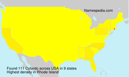 Surname Colardo in USA Surname Colardo in USA