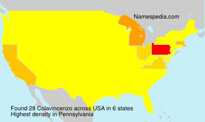 Surname Colavincenzo in USA Surname Colavincenzo in USA