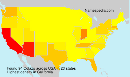 Surname Colazo in USA Surname Colazo in USA