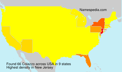 Surname Colazzo in USA Surname Colazzo in USA