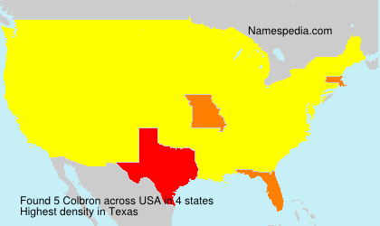 Surname Colbron in USA Surname Colbron in USA