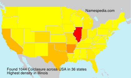 Surname Colclasure in USA Surname Colclasure in USA
