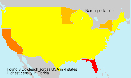 Surname Colcleugh in USA Surname Colcleugh in USA