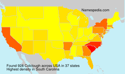 Surname Colclough in USA Surname Colclough in USA