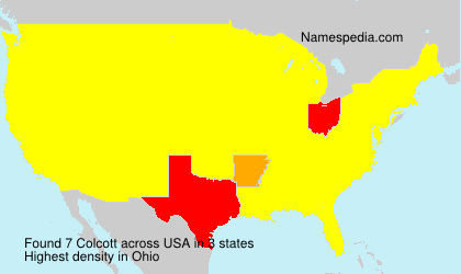 Surname Colcott in USA Surname Colcott in USA