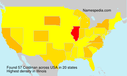 Surname Coldman in USA Surname Coldman in USA