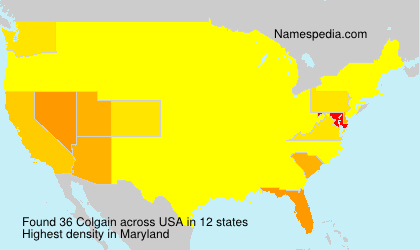 Surname Colgain in USA Surname Colgain in USA