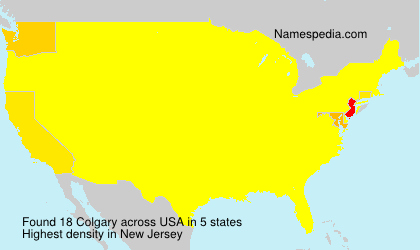 Surname Colgary in USA Surname Colgary in USA
