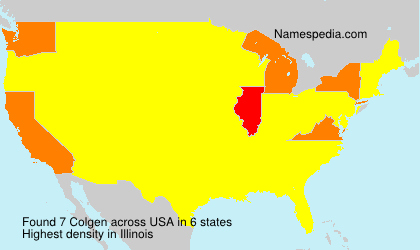 Surname Colgen in USA Surname Colgen in USA