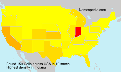 Surname Colip in USA Surname Colip in USA