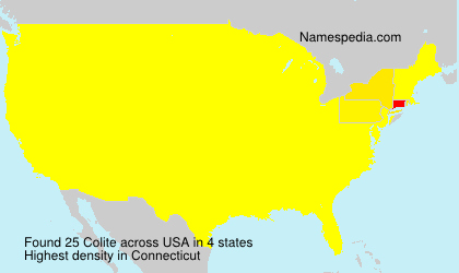 Surname Colite in USA Surname Colite in USA
