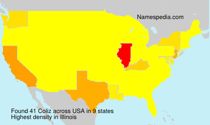 Surname Coliz in USA Surname Coliz in USA