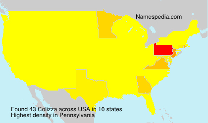 Surname Colizza in USA Surname Colizza in USA