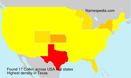 Surname Colkin in USA Surname Colkin in USA