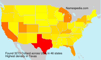 Surname Collard in USA Surname Collard in USA