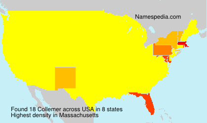 Surname Collemer in USA Surname Collemer in USA