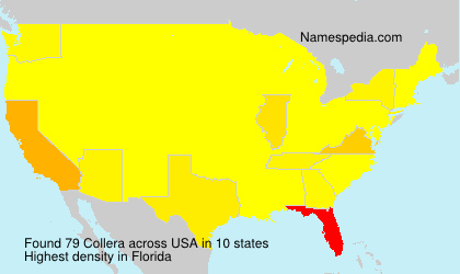 Surname Collera in USA Surname Collera in USA