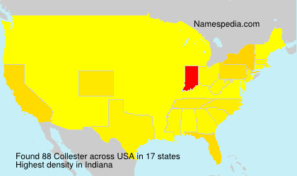 Surname Collester in USA Surname Collester in USA