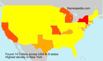 Surname Colleta in USA Surname Colleta in USA