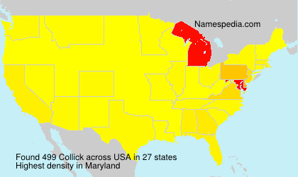 Surname Collick in USA Surname Collick in USA