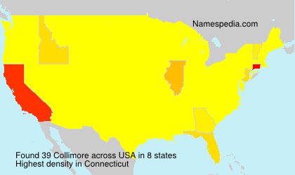 Surname Collimore in USA Surname Collimore in USA