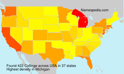 Surname Collinge in USA Surname Collinge in USA